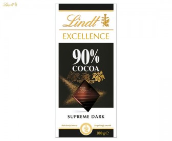 Lindt 瑞士莲 特醇排装90%可可黑巧克力 100克 Lindt 瑞士莲 特醇排装90%可可黑巧克力 100克
